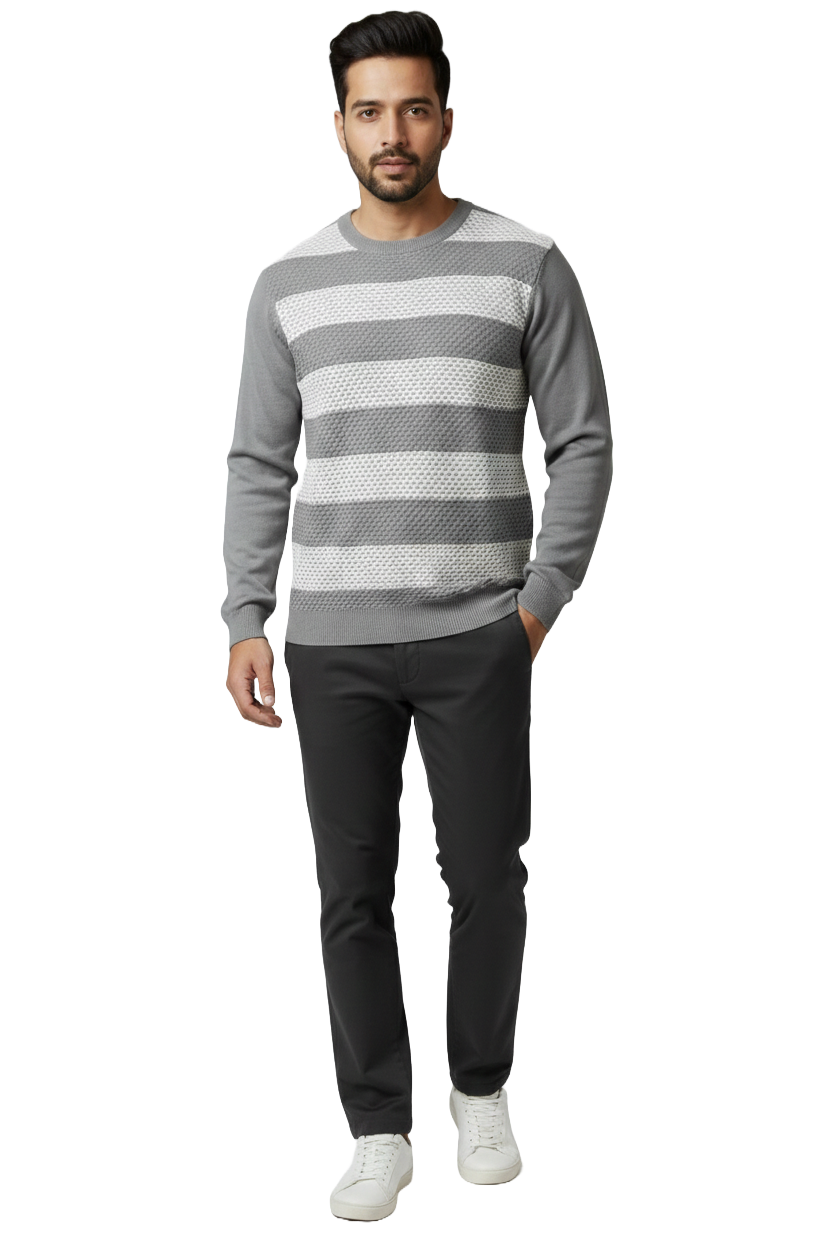 Cotton Grey Colour T-shirt