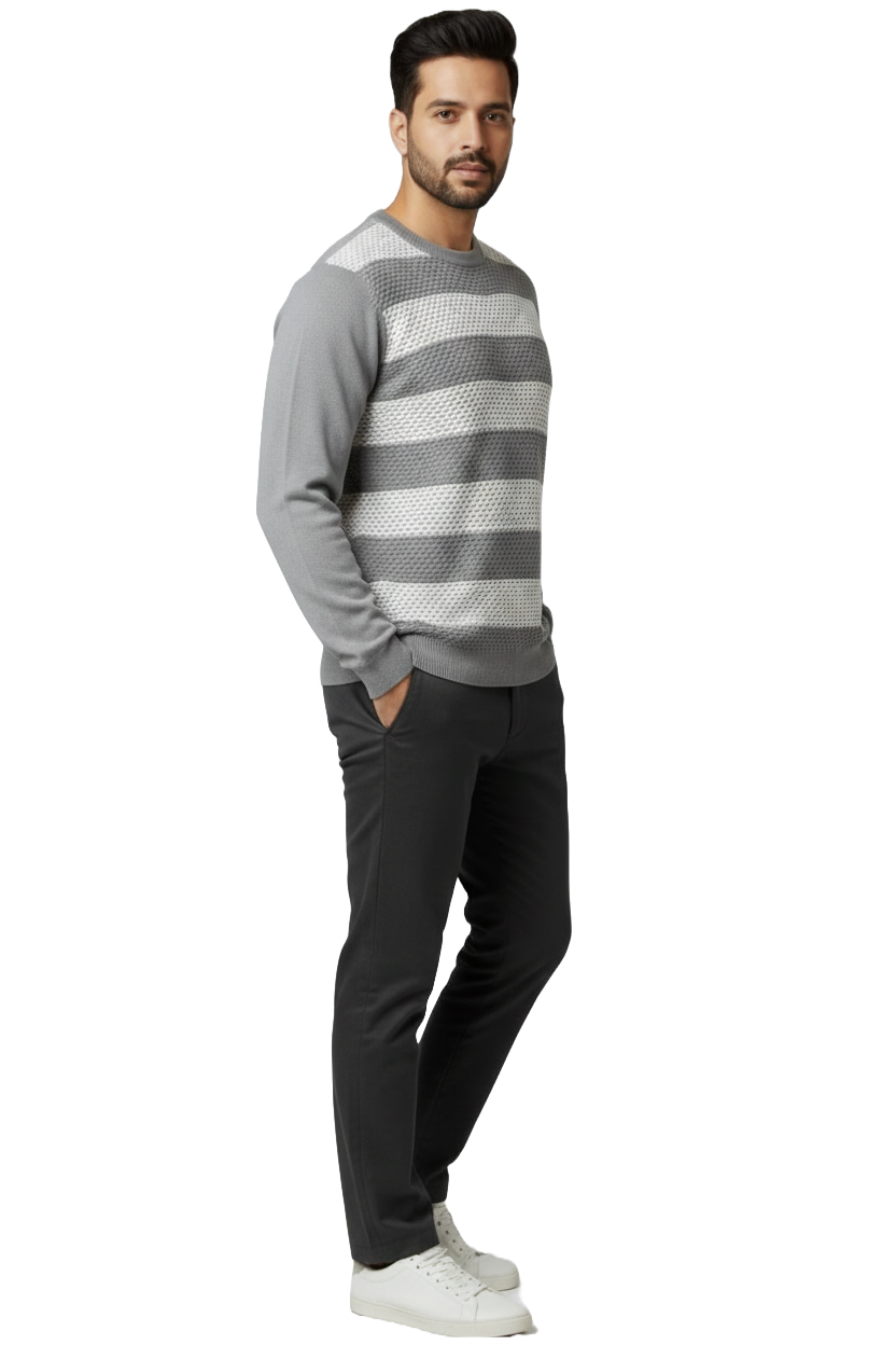 Cotton Grey Colour T-shirt